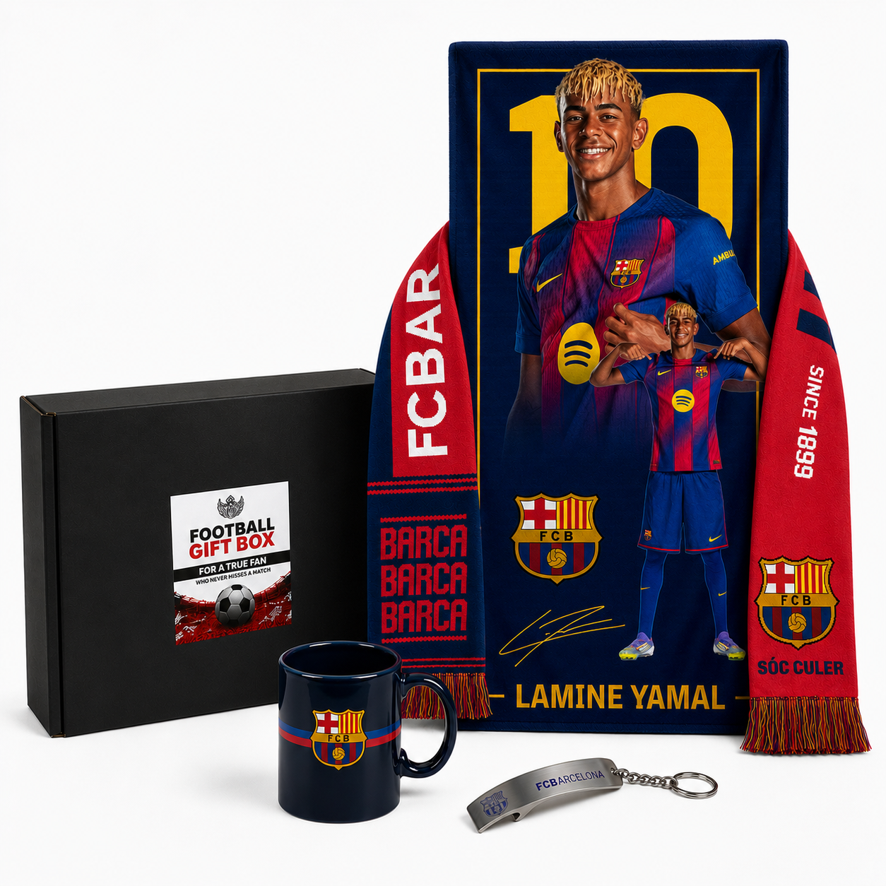 Football Gift Box – For FC Barcelona Fans