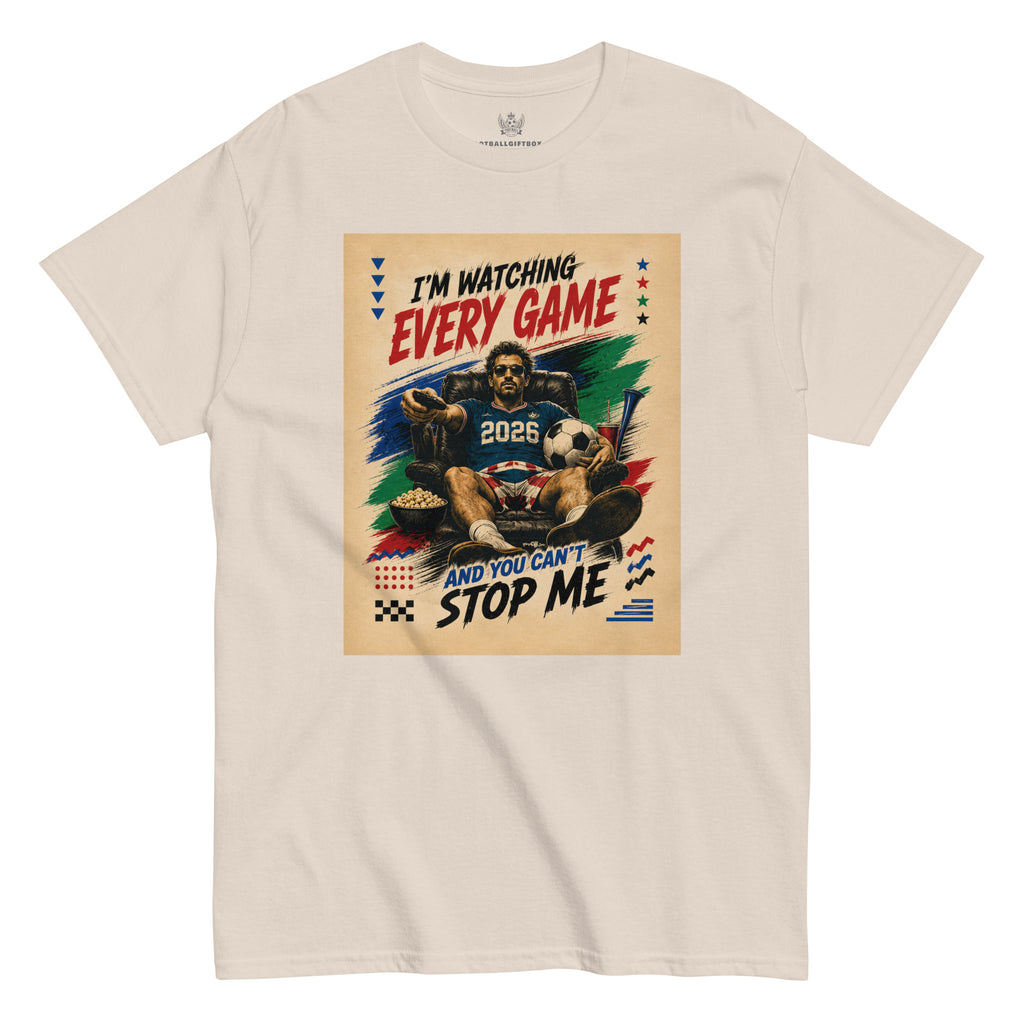 2026 World Cup Fan Tee – “I’m Watching Every Game”